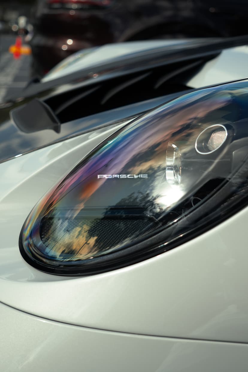 Porsche headlight