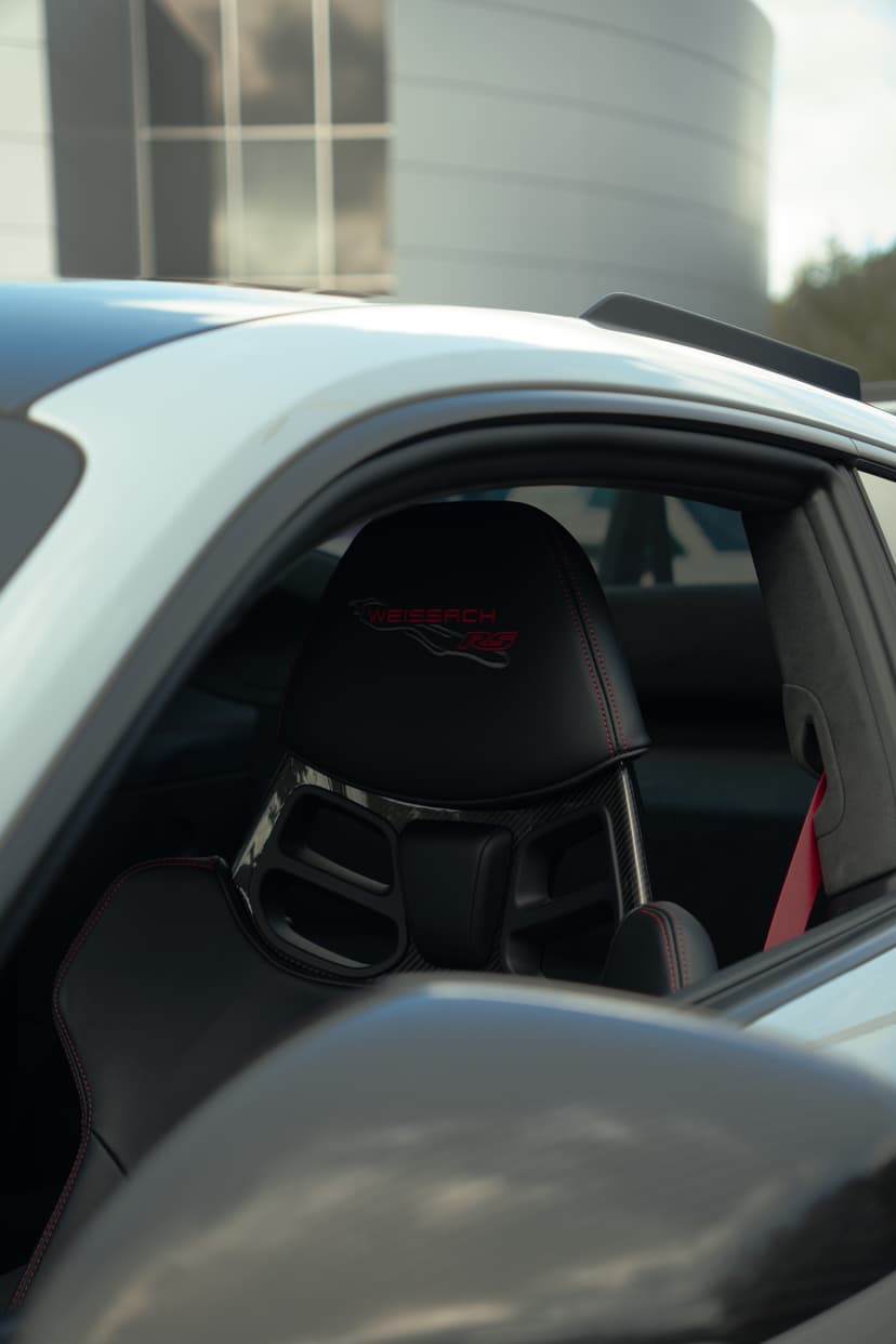 Porsche headrest